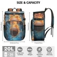 thumbnail image 4 of Camping Cooler Backpack for Outdoor Enthusiasts - 20L Leakproof Insulated Backpack with Long-Lasting Cold Retention, 4 of 5