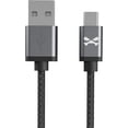 thumbnail image 2 of Ghostek NRGline Series 6FT Fast Charging Nylon Braided Micro USB Cable – (Gray), 2 of 6