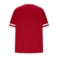 thumbnail image 4 of JMKQLZ T-Shirt Décontracté pour Femmes avec Impression de Lettres, Col Rond et Épaules Tombantes, Manches Courtes, 4 of 4
