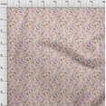 thumbnail image 4 of oneOone Silk Tabby Light Pink Fabric Floral Flower With Bird Sewing Material Print Fabric By The Yard 42 Inch Wide, 4 of 4