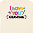 thumbnail image 4 of Inktastic I Love You Grandma with Flowers Girls Toddler T-Shirt, 4 of 5