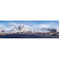 thumbnail image 3 of Fischer, Rolf 24x10 Black Modern Framed Museum Art Print Titled - Lofoten Reine Panorama Detail, 3 of 5