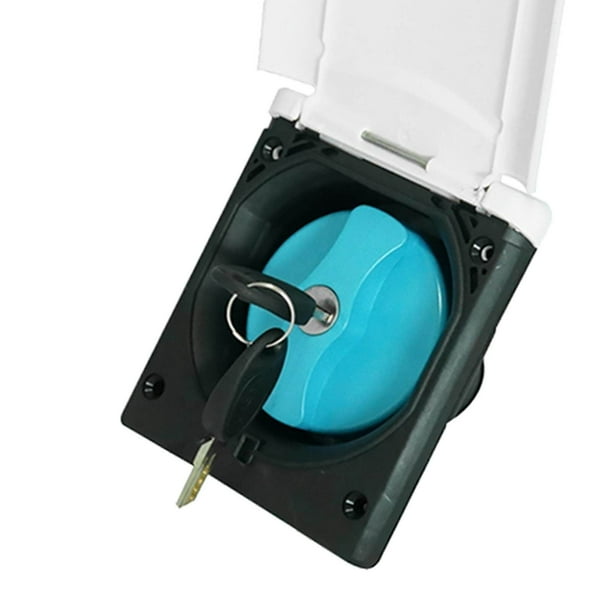 RV Camper Gravity Water Inlet Hatch Hatch Lock Leak Proof Lock for Keys