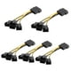 thumbnail image 2 of Ventilador De Refrigeración De La Computadora D-Port Computer CPU PC Case 3Pin Fan Cable 1 a 4 Ways Power Splitter (5pcs, 2 of 7