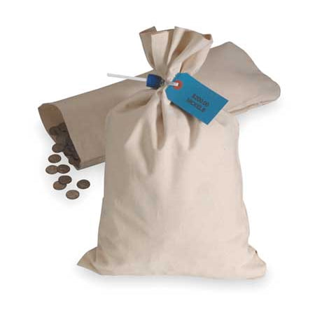 Currency Deposit Bags - MMF INDUSTRIES 2310319W06 Currency Bag19x12,Natural