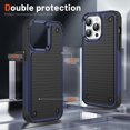 thumbnail image 3 of Decase Heavy Duty Case For Apple iPhone 15 Plus 6.7",Military Grade Drop Protection,Hybrid Anti-Scratch Shockproof Rugged Phone Shell Cover,for Women Men,for iPhone 15 Plus - Navyblue, 3 of 5