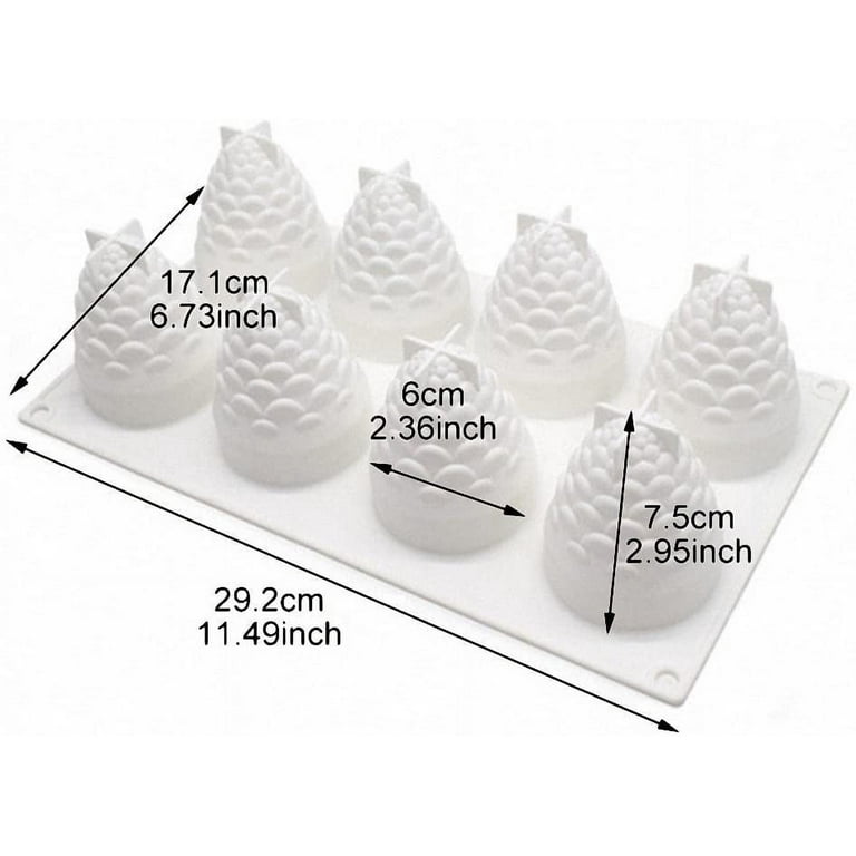 1piece11/18cm Diy 3d Corn Shape Jelly Pudding Mold Silicone Pastry