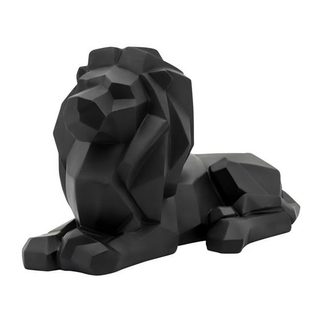 Sagebrook Home 16290-02 13 Po en Résine Pondeuse Lion&44; Noir