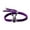 A004- Purple, variant on Friendship Bracelet String, Bracelet Cord, Bracelet String, Jewelry String, Bunny, Black Cord, Adjustable, Blue Charm, Wrist Accessory, 8inCircumference, 1 Pc
