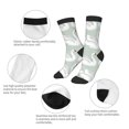 thumbnail image 3 of Fuzoiu White Birds Print Kids Socks For Boys Girls,Grip Crew Socks with Non Slip,Lightweight Stretch Crew Socks,Toddlers Crew Boot Socks, 3 of 5