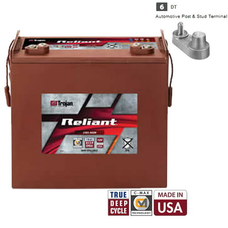 Trojan Reliant J185-AGM 12V 200Ah Deep Cycle Sealed AGM Battery Made in
