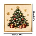 thumbnail image 2 of DIY Christmas Pearl Diamond Art Painting Kit with Frame – Relaxing Craft Set for Beginners, Festive Holiday Home Decor,8x8inch, 2 of 9
