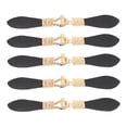 thumbnail image 1 of unbranded 5Pares Toggle De PU Para Abrigo Y Chaquetas Con Acabado Fino Negro, 1 of 6