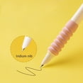 thumbnail image 1 of Tipo de prensa Pluma estilográfica para niños Punta de 0,38 mm Uso de saco de tinta Bolígrafos de empuje para estudiantes (rosa) Ndcxsfigh Libre de BPA, 1 of 6