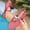 Red, variant on Women's Round Toe Hollow Out Retro Flats, Metal Buckle Decor Breathable Slip On Casual Shoes Red 36