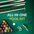 thumbnail image 3 of Hathaway Pool Table Billiard Accessory Kit with Cues, Rack, Chalk, Brush, 3 of 7