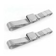thumbnail image 1 of Airplane 2 Point Gray Retractable Bucket Seat Belt Kit with Bracketry & 2 Belts for 1975-1991 Ford Van, 1 of 1