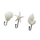 thumbnail image 4 of 3 ganchos decorativos de pared para abrigos, decoración del hogar, accesorios de cocina, perchero de pared de hierro, perchero para entrada o pasillo Blanco, 4 of 8