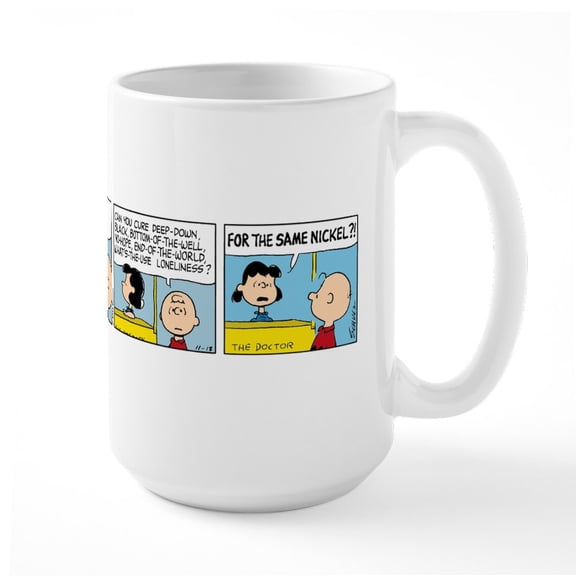 CafePress - Nickel For A Cure Large Mug - 15 oz Ceramic Large White Novelty Mug