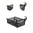 thumbnail image 6 of yotijay Under Shelf Pull Out Storage Basket Closet Organizer for Bedroom Home Office black, 6 of 7