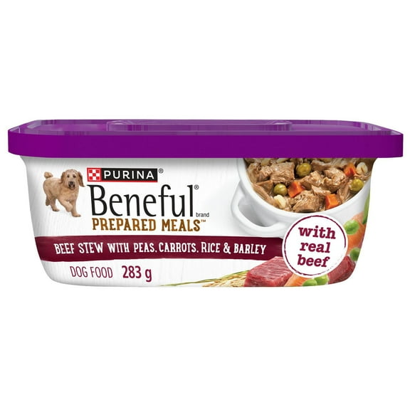 Beneful Repas Préparés Arôme de Ragoût de Boeuf, Nourriture Humide pour Chiens 283 g