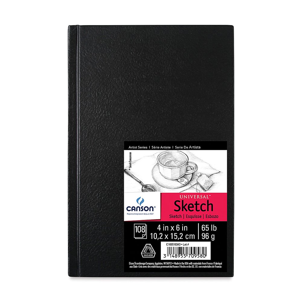 Canson Artist Series Sketchbook 6'' x 4'', 108 Sheets