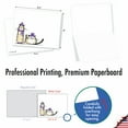thumbnail image 2 of 10 All Occasion Blank Note Cards Assorted (4 x 5.12 Inch) - PURPLE PURRS M3966, 2 of 6
