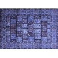 thumbnail image 1 of Ahgly Company Machine Washable Indoor Rectangle Persian Blue Traditional Area Rugs, 4' x 6', 1 of 4