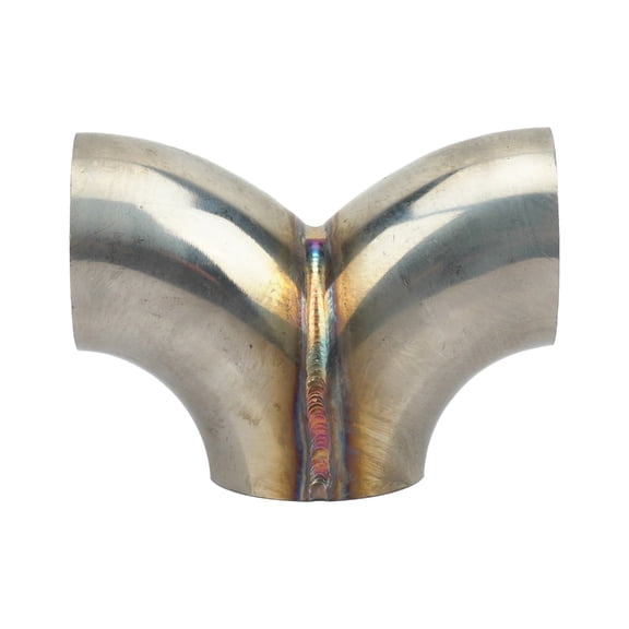 Stainless Steel Exhaust T Pipe Y Shaped Adapter Coupler 51 57 63 76mm For Car Truck Motorcycle Customization