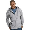 thumbnail image 1 of Hanes Ultimate Coton Molletonné pour Adulte à Fermeture Éclair Intégrale, S, Gris Oxford, 1 of 3