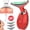 Red, variant on Micro-Glow Facial, 3 Color Led Face Neck Massager, USB Rechargeable Guasha Tool for Face for Skin Care Routine at Home(Red)