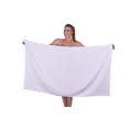 thumbnail image 1 of Puffy Cotton Grande Serviette de Plage en Coton Éponge Velours Serviette de Bain Douce - Beige, 1 of 8