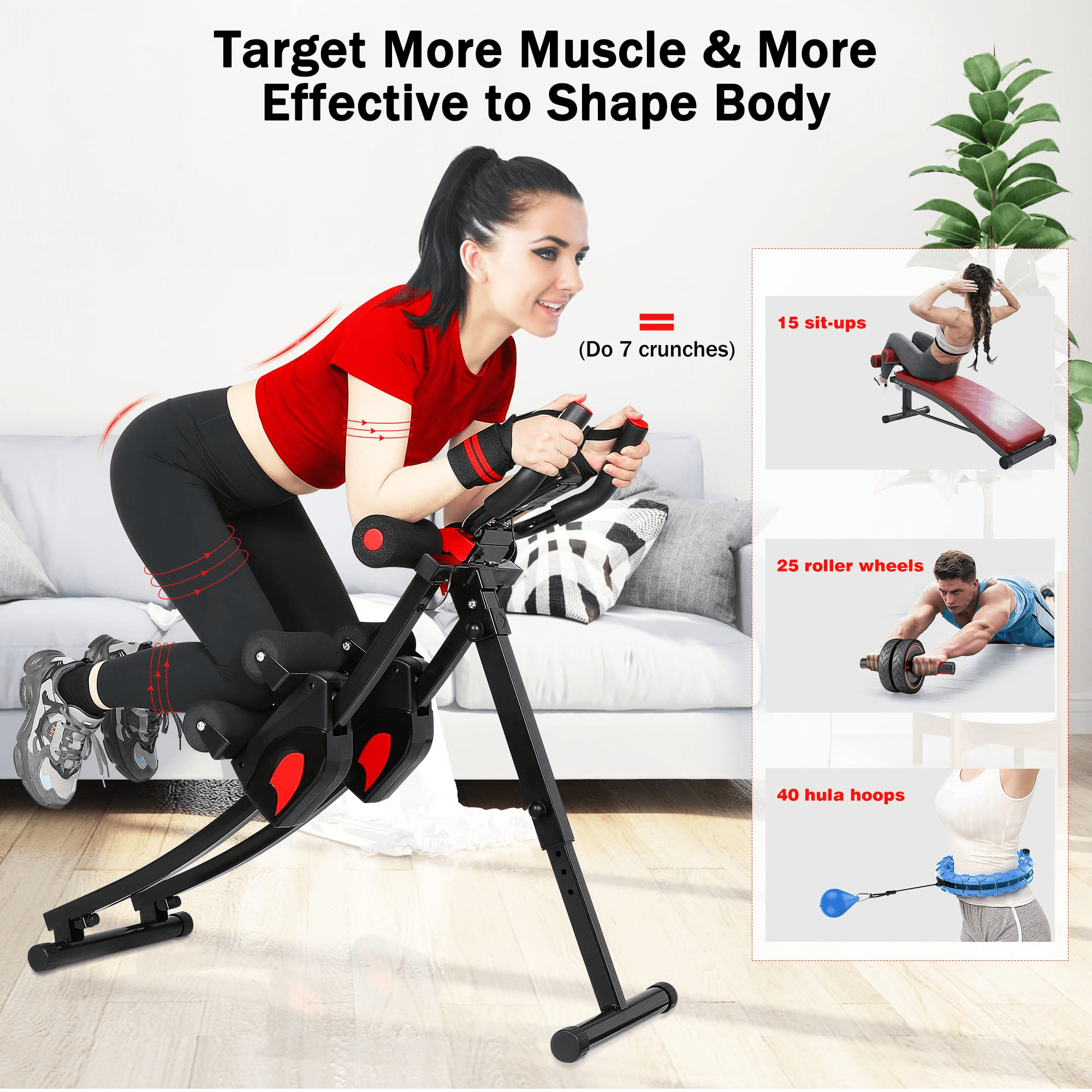 GIKPAL Ab Machine, Ab Workout Equipment for Home Gym Nepal | Ubuy