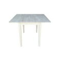 thumbnail image 3 of International Concepts T-40Ds Dual Drop Leaf Square Dining Table, Ready To Finish, 3 of 9