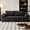 Black, variant on Leumius 71" Cloud Couch,3 Setaser Sofa with Deep Seat,Boneless Couch Sofa with 2 Pillows for Living Room,No Assembly Required,Black