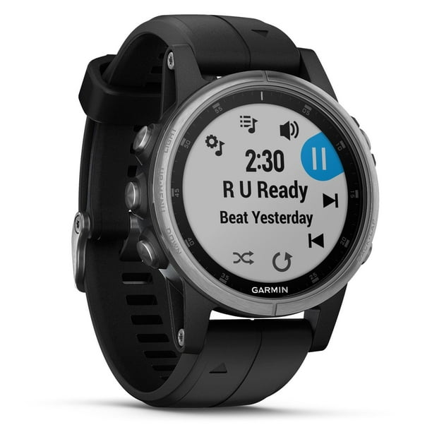 Garmin Fenix 5S Plus Glass Compact Multisport with Music, Maps, and Pay - Walmart.com