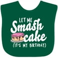 thumbnail image 3 of Inktastic Let Me Smash Cake Its My Birthday Girls Baby Bib, 3 of 4