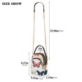 thumbnail image 2 of FORMRS Crossbody Bag for Women Quilted Travel Shoulder Cell Phone Purse with Chain Strap Handbag, Beige Butterflies, 2 of 7