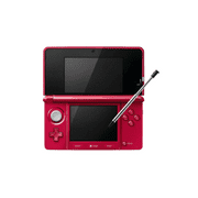 Nintendo 3DS Video Game Console - Red - 32GB - Custom Bundle