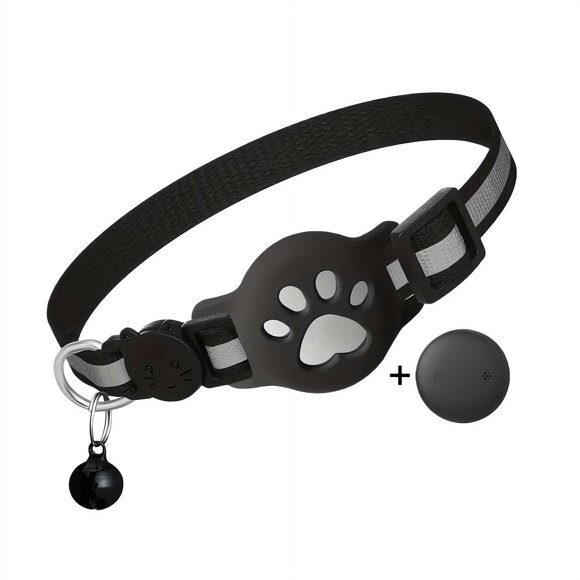 Collares para Mascotas con Localizador, collares de Seguimiento GPS en Tiempo Real para Gatos y Perros, Collar Ajustable con Localizador, Conoce a Qué Gato Es