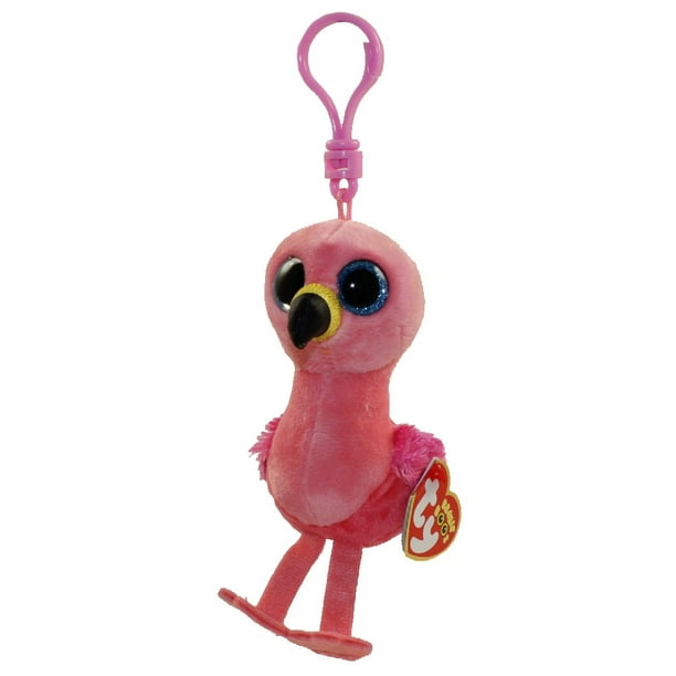 TY - ty beanie boos - gilda the flamingo (glitter eyes) (plastic key clip) - Walmart.com ...