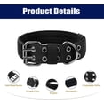 thumbnail image 3 of Heavy Duty Dog Collar and 5FT Heavy Duty Nylon Rope Leashes for Medium Large Dogs, 3 of 8