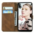 thumbnail image 4 of Allytech Case for Samsung Galaxy A51 [5G Version], Flip Phone Case PU Leather Embossed Butterfly Credit Card Kickstand Protective Wrist Strap Case for Galaxy A51 5G(Not 4G) 6.5 inch, Brown, 4 of 5