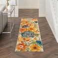 thumbnail image 3 of Nourison Allur Contemporary Floral Ivory Multicolor 2'3" x 7'6" Area Rug, (8' Runner), 3 of 8