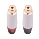 thumbnail image 2 of Conector RCA para convertidor de cable coaxial conector estéreo 2 unidades JShteea El nuevo, 2 of 6