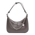 thumbnail image 1 of Nueva moda Otoño e Invierno bolso mensajero nicho cadena hombro PU axila baggrey, 1 of 5
