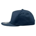 thumbnail image 3 of Decky 1041 5 Panel High Profile Structured Cotton Blend Snapback-Navy, 3 of 4