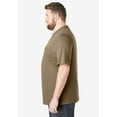 thumbnail image 3 of Boulder Creek By Kingsize Men's Big & Tall  Heavyweight Crewneck Pocket T-Shirt, 3 of 5