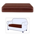 thumbnail image 4 of High Stretch PU Cushion Cover Sofa Cushion Furniture for Loveseat Seat Sofa Slipcover Sofa Cover with Elastic Bottom Cushion Covers 2 Seat, 4 of 8