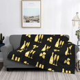 thumbnail image 5 of KLL Gold Bottles Print Fleece Throw Blanket, Horizontal Fleece Bedding Cute Soft Blankets Comfy Fleece Flannel Plush Home Decor for Couch & Bed -60"x50", 5 of 9